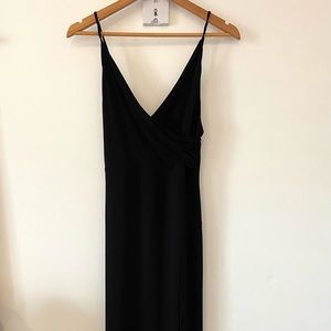 Black Maxi Prom Dress! (with slit)